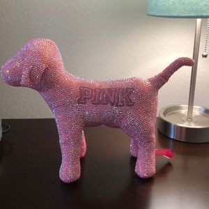 SOLD Giant bling pink Victoria’s Secret dog